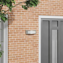 Kültéri Fali Lámpa Ezüst 32 x 10 x 10 cm