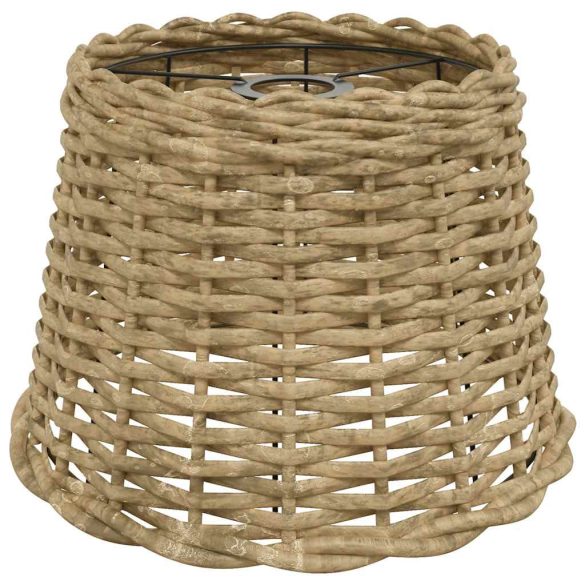 Barna fonott mennyezeti lámpaernyő Ø30 x 20 cm