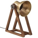 Antik sárgaréz asztali lámpa 25 W 30x17x40 cm E27