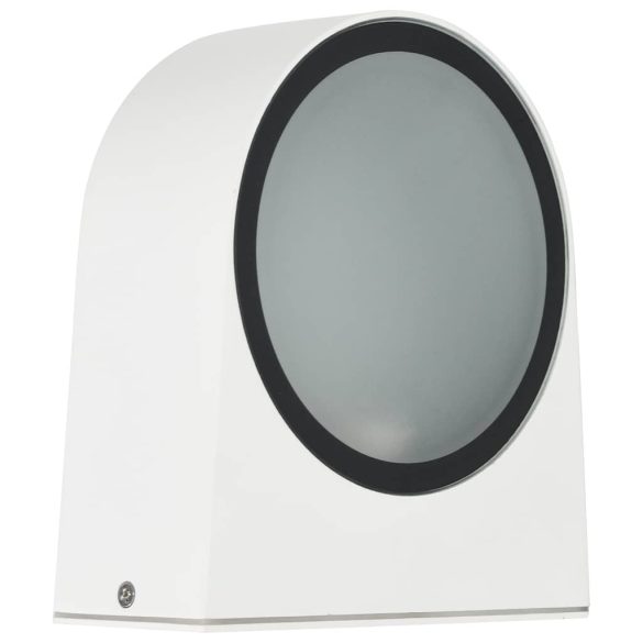 2 db fehér kerek kültéri LED falilámpa 11 W