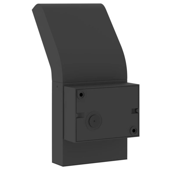 2 db fekete fröccsöntött alumínium kültéri fali LED lámpa